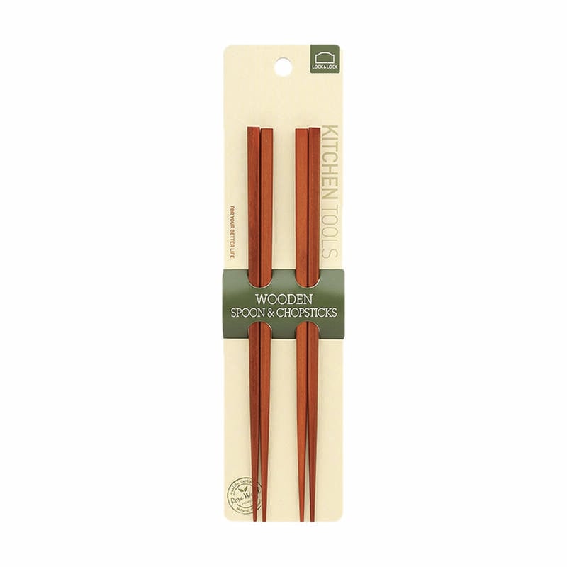 Bộ 2 Đôi Đũa Chiên Bằng Gỗ Rose Wood Dài 33cm - F00093, , large image number null